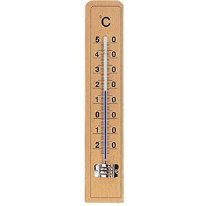 Klassieke houten thermometer met capillaire bescherming, beuken, 20 cm