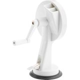 Westmark Bonensnijder met 2 Snijopeningen en Zuigna - Roestvrij Staal/Kunststo - Wit/Antracie