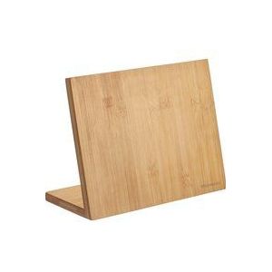 Westmark Messenblok – houten messenhouder met een magnetische kern, stabiele houder voor keukenmessen, gemakkelijk schoon te maken magnetisch messenblok – bamboe