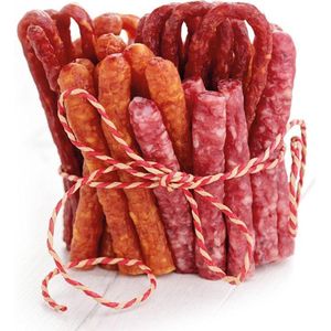 Westmark Binddraad voor BBQ vlees 2x60m rood/wit