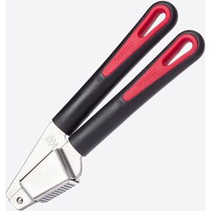 Westmark knoflookpers met uitneembaar persrek, lengte: 19,7 cm, roestvrij staal/kunststof, Gallant, zwart/rood/zilver, 29362270