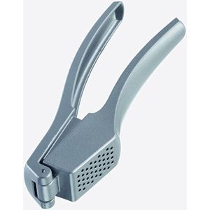 Westmark Knoflookpers met extra grote holte en reinigingselement, lengte: 16,2 cm, aluminium/kunststof, zilver/rood, 30082260