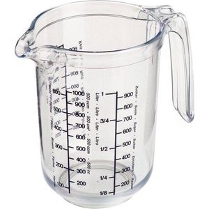 Westmark Maatkan Gerda 1L transparant Glas Westmark Maatbeker