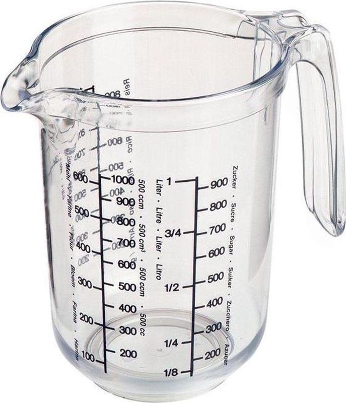 Westmark Maatkan Gerda 1L transparant Glas Westmark Maatbeker