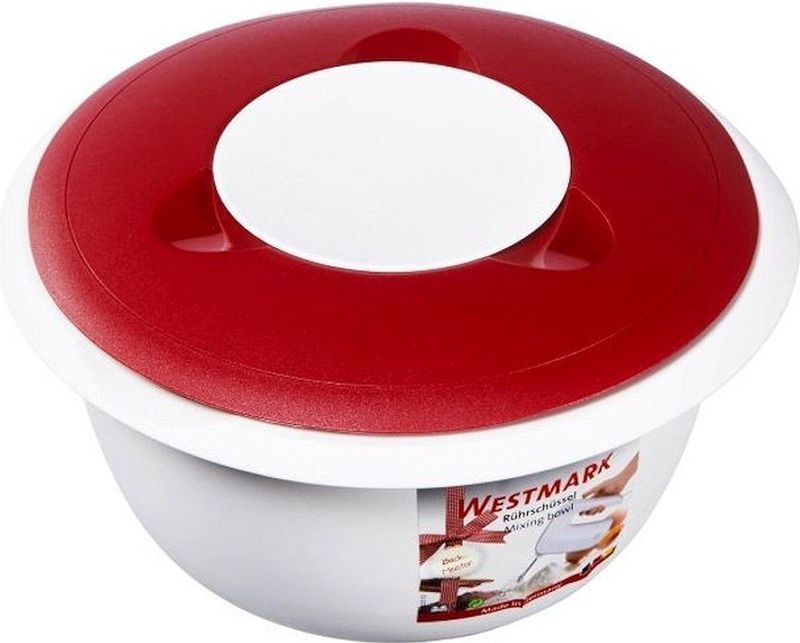 Westmark - Mengkom - Wit/Rood - Kunststof - Inhoud 2,5 Liter