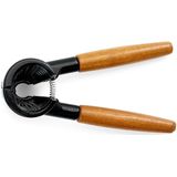 Westmark - Sieger Nussprofi - Notenkraker - Bruin/Zwart - Gegoten Aluminium/Hout, Lengte: 16,8 cm