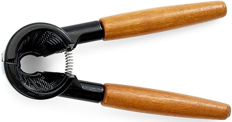 Westmark - Sieger Nussprofi - Notenkraker - Bruin/Zwart - Gegoten Aluminium/Hout, Lengte: 16,8 cm