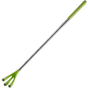 Westmark Rugroller- uitschuifbare massagerol met telescopische steel en handgreep, voor rug, schouders en nek, uitschuifbaar tot 48cm - kunststof, roestvrij staal