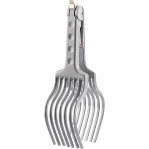 Westmark Trancheertang/rolladetang, met scharniersluiting, gegoten aluminium, Tranchetta, zilver, 63002260
