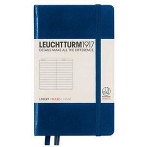 Leuchtturm1917 Notitieboek - Pocket - Gelinieerd - Navy Blauw