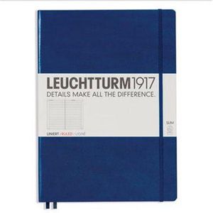 Notes Leuchtturm1917 Master Slim w linie granatowy