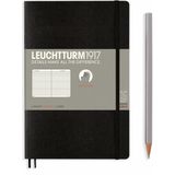 Leuchtturm1917 Notitieboek, softcover gelinieerd Softcover (B6+) zwart