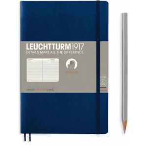 Leuchtturm1917 B6+ Paperback Notitieboek met zachte kaft lined Navy