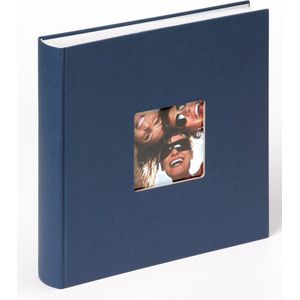Walther Design FA-208-L Fun - Fotoalbum - 30 x 30 cm - Blauw - 100 pagina's