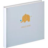 walther design fotoalbum blauw 28 x 25 cm babyalbum met reliëf, Baby Animal UK-148-L