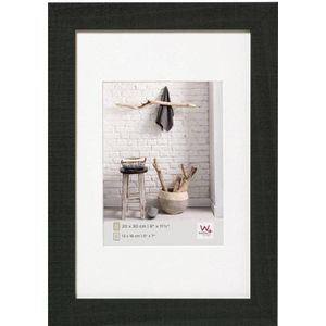 Design Home Fotorahmen, Holz, Schwarz, 24 x 30 cm - Walther