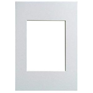 walther design passe-partouts polar wit voor lijstmaat: 13 x 18 cm, beeldformaat: 9 x 13 cm Passepartouts PA318S