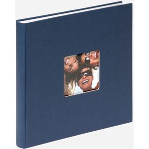 Walther Design FA-205-L Fun - Fotoalbum - 25 x 26 cm - Donkerblauw - 40 pagina's