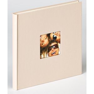 walther design fotoalbum zand 26 x 25 cm met omslaguitsparing, Fun FA-205-C