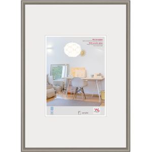 walther design fotolijst staal 42 x 59,4 cm (DIN A2) met kunstglas, New Lifestyle kunststof lijst KVX426D