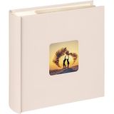 Walther Design Me-110-W Fotoalbum, Chamois, 200 Foto‘S, 10 X 15 Cm, Memo-Insteekalbum Met Omslaguitsparing