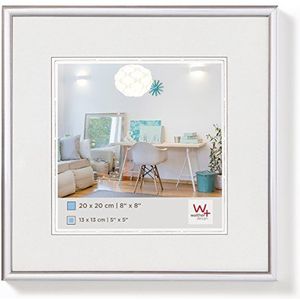 walther design New Lifestyle fotolijst, 13 x 13 cm, zilverkleurig