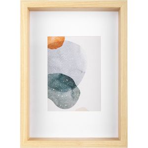 Fotokader in 3D - Box Frame - Fotolijst - 6 cm diep - MDF - 40x60cm - Zwart | Leen Bakker