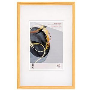 walther + design Select Houten lijst kunstglas 20x30 cm, NATUREL - HSX030H