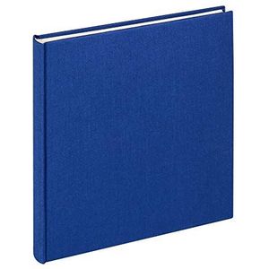 walther design fotoalbum blauw 26 x 25 cm linnen, doek FA-505-L