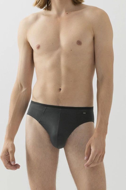 Mey - Houndstooth - Herenslip - Zwart - Jazz Classic