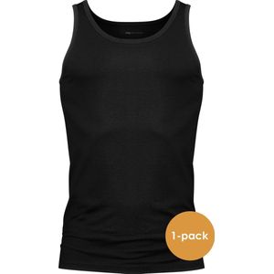 Mey - Dry Cotton - Heren Singlet - Zwart - Katoen/Polyamide/Elastaan