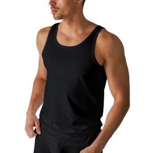 Mey - Dry Cotton - Heren Singlet - Zwart - Katoen/Polyamide/Elastaan