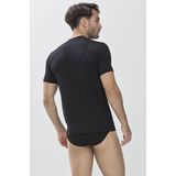 Mey - 46003 - Shirt - Zwart - Katoen en Polyester-Coolmax, Ademend, Vochtregulerend