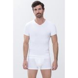 Mey Shirt V-Hals Korte Mouw Software Heren 42507 - Wit