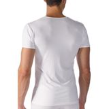 Mey Shirt V-Hals Korte Mouw Software Heren 42507 - Wit
