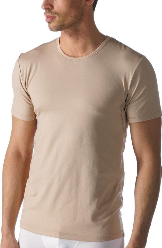 Mey Eronderhemd Korte Mouw Dry Cotton Heren 46082 - Heren - beige