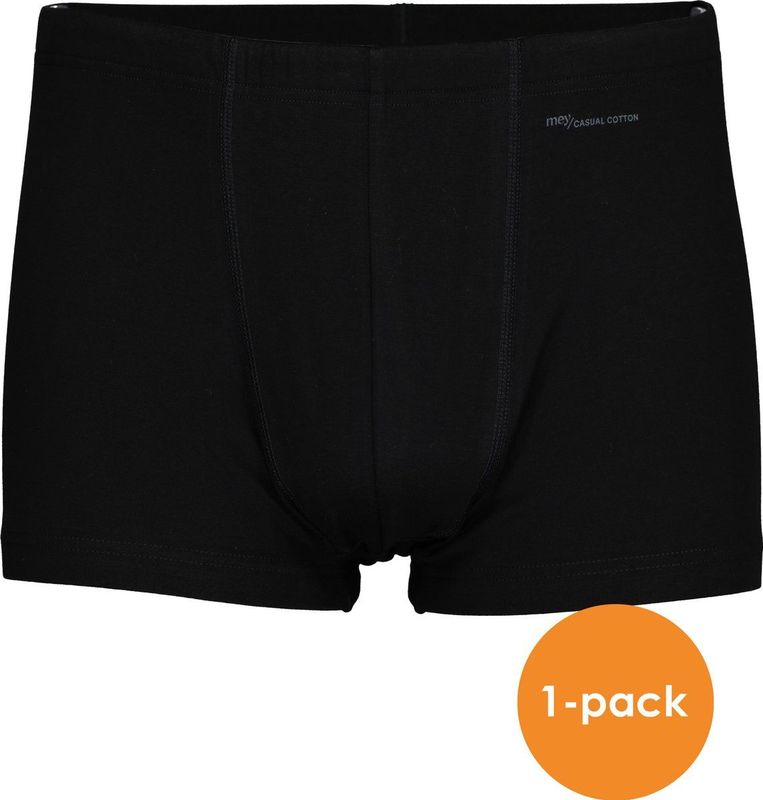 Mey - Casual Cotton - Boxershort - Zwart - Korte Pijpjes