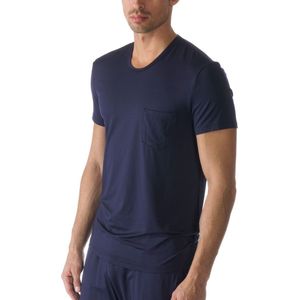 Mey - Lounge Shirt - Blauw - Korte Mouw - Club Coll Heren