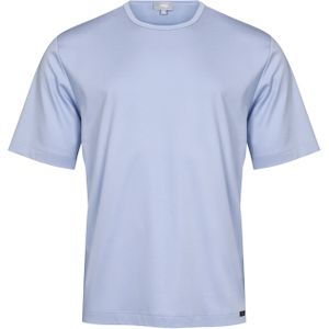 Mey - Springvale - Pyjamashirt - Lichtblauw - Korte Mouw