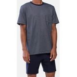 Mey - Bennison - Shortama - Blauw - Korte Pyjama Set