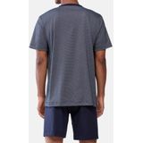 Mey - Bennison - Shortama - Blauw - Korte Pyjama Set