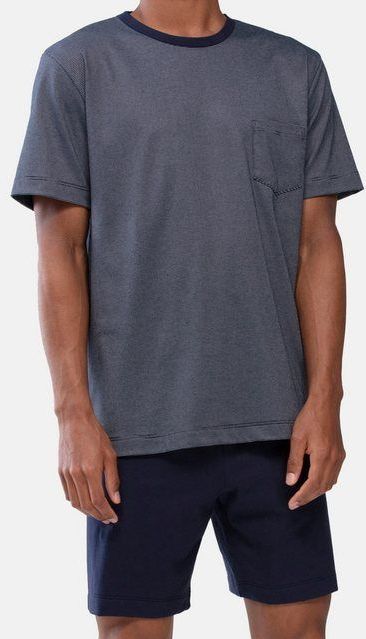 Mey - Bennison - Shortama - Blauw - Korte Pyjama Set