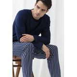 Mey - Tweedelige Pyjama Portimo - Heren - Neptune - 100% Katoen