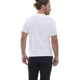 Mey - Hybride V-hals T-Shirt - Korte Mouwen - Zwart - Katoen/Polyester