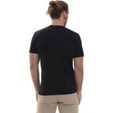 Mey - Hybride T-Shirt - V-Hals - Korte Mouw - Zwart - Katoen/Polyester