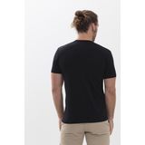 Mey - Hybride T-Shirt - V-Hals - Korte Mouw - Zwart - Katoen/Polyester