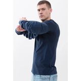 Mey - Hybrid T-shirt Lange Mouw - Yacht Blue - Heren