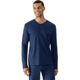 Mey Shirt Lange Mouw Solid Night Heren 30125 664 neptune