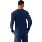 Mey Shirt Lange Mouw Solid Night Heren 30125 664 neptune