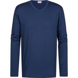 Mey Shirt Lange Mouw Solid Night Heren 30125 664 neptune